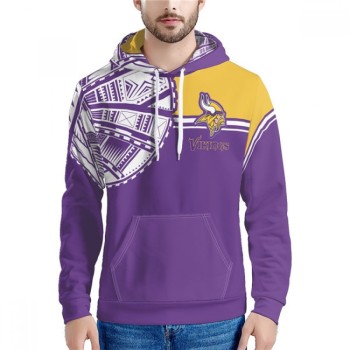 Men's Minnesota Vikings Purple Hoodie Men's Minnesota Vikings Purple Hoodie