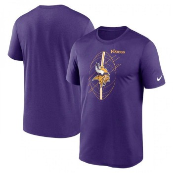 Men's Minnesota Vikings Purple Legend Icon Performance T-Shirt Men's Minnesota Vikings Purple Legend Icon Performance T-Shirt