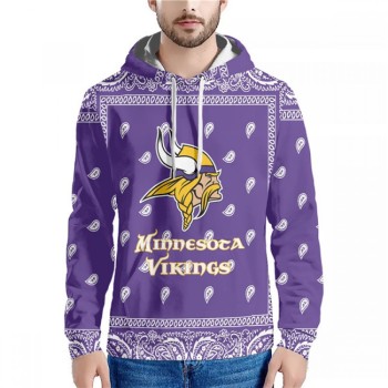 Men's Minnesota Vikings Purple Pullover Hoodie Men's Minnesota Vikings Purple Pullover Hoodie