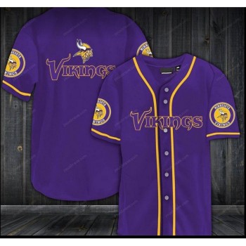Men's Minnesota Vikings Purple Stitched Jersey Men's Minnesota Vikings Purple Stitched Jersey