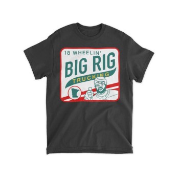 Men's Minnesota Wild Greenway 18 Wheelin'Big Rig Trucking T-Shirt Men's Minnesota Wild Greenway 18 Wheelin'Big Rig Trucking T-Shirt