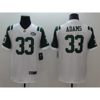 Men's NFL New York Jets #33 Jamal Adams White Vapor Untouchable Limited Stitched NFL Jersey Men's NFL New York Jets #33 Jamal Adams White Vapor Untouchable Limited Stitched NFL Jersey