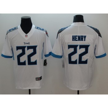 Men's NFL Tennessee Titans #22 Derrick Henry White New 2018 Vapor Untouchable Limited Stitched Jersey Men's NFL Tennessee Titans #22 Derrick Henry White New 2018 Vapor Untouchable Limited Stitched Jersey