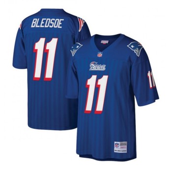 Men's New England Patriots #11 Drew Bledsoe Royal Stitched Jersey Men's New England Patriots #11 Drew Bledsoe Royal Stitched Jersey