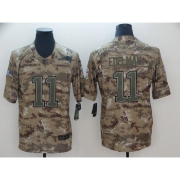 Men's New England Patriots #11 Julian Edelman 2018 Camo Salute to Service Limited Stitched NFL Jersey Men's New England Patriots #11 Julian Edelman 2018 Camo Salute to Service Limited Stitched NFL Jersey