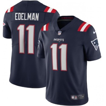 Men's New England Patriots #11 Julian Edelman 2020 Navy Vapor Untouchable Limited Stitched NFL Jersey Men's New England Patriots #11 Julian Edelman 2020 Navy Vapor Untouchable Limited Stitched NFL Jersey