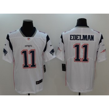 Men's New England Patriots #11 Julian Edelman White Vapor Untouchable Player Limited Jersey Men's New England Patriots #11 Julian Edelman White Vapor Untouchable Player Limited Jersey
