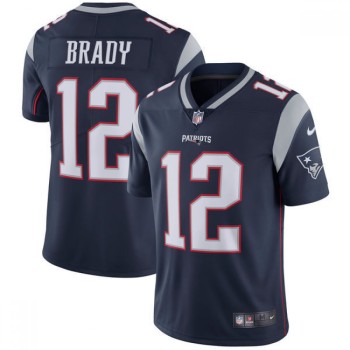 Men's New England Patriots #12 Tom Brady Navy Vapor Untouchable Limited Stitched NFL Jersey Men's New England Patriots #12 Tom Brady Navy Vapor Untouchable Limited Stitched NFL Jersey