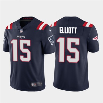 Men's New England Patriots #15 Ezekiel Elliott Navy Vapor Untouchable Stitched Football Jersey Men's New England Patriots #15 Ezekiel Elliott Navy Vapor Untouchable Stitched Football Jersey