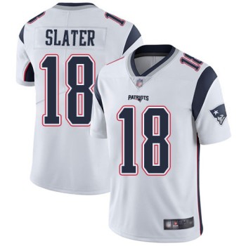 Men's New England Patriots #18 Matthew Slater White Vapor Untouchable Limited Stitched NFL Jersey Men's New England Patriots #18 Matthew Slater White Vapor Untouchable Limited Stitched NFL Jersey