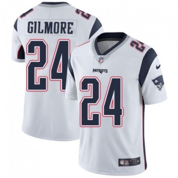 Men's New England Patriots #24 Stephon Gilmore White Vapor Untouchable Limited Stitched NFL Jersey Men's New England Patriots #24 Stephon Gilmore White Vapor Untouchable Limited Stitched NFL Jersey