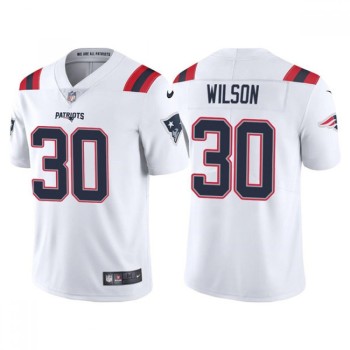 Men's New England Patriots #30 Mack Wilson White Vapor Untouchable Limited Stitched Jersey Men's New England Patriots #30 Mack Wilson White Vapor Untouchable Limited Stitched Jersey
