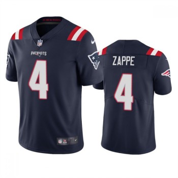 Men's New England Patriots #4 Bailey Zappe Navy Vapor Untouchable Limited Stitched Jersey Men's New England Patriots #4 Bailey Zappe Navy Vapor Untouchable Limited Stitched Jersey