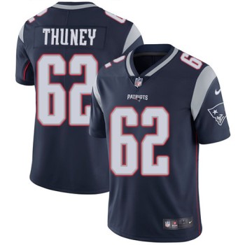 Men's New England Patriots #62 Joe Thuney Navy Blue Vapor Untouchable Limited Stitched NFL Jersey Men's New England Patriots #62 Joe Thuney Navy Blue Vapor Untouchable Limited Stitched NFL Jersey