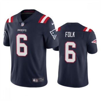 Men's New England Patriots #6 Nick Folk Navy Vapor Untouchable Limited Stitched Jersey Men's New England Patriots #6 Nick Folk Navy Vapor Untouchable Limited Stitched Jersey