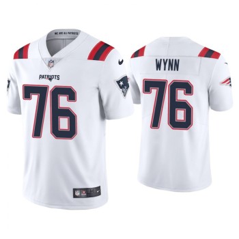 Men's New England Patriots #76 Isaiah Wynn 2020 White Vapor Untouchable Limited Stitched NFL Jersey Men's New England Patriots #76 Isaiah Wynn 2020 White Vapor Untouchable Limited Stitched NFL Jersey