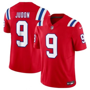 Men's New England Patriots #9 Matthew Judon Red 2023 F.U.S.E. Vapor Limited Stitched Football Jersey Men's New England Patriots #9 Matthew Judon Red 2023 F.U.S.E. Vapor Limited Stitched Football Jersey