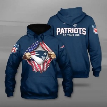 Men's New England Patriots Navy 3D Trending T-Shirt Hoodie Men's New England Patriots Navy 3D Trending T-Shirt Hoodie