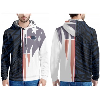 Men's New England Patriots Navy/Black/White Pullover Hoodie Men's New England Patriots Navy/Black/White Pullover Hoodie
