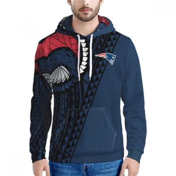 Men's New England Patriots Navy Hoodie Men's New England Patriots Navy Hoodie
