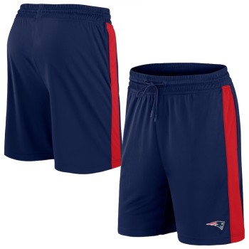 Men's New England Patriots Navy Performance Shorts Men's New England Patriots Navy Performance Shorts
