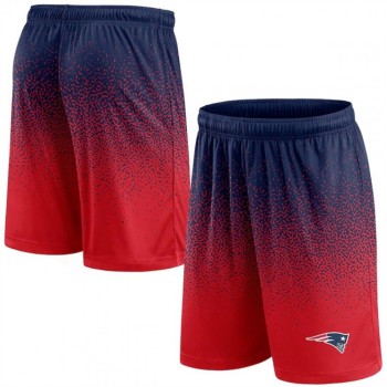 Men's New England Patriots Navy/Red Ombre Shorts Men's New England Patriots Navy/Red Ombre Shorts