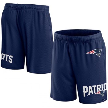 Men's New England Patriots Navy Shorts Men's New England Patriots Navy Shorts