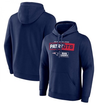 Men's New England Patriots Navy x Bud Light Pullover Hoodie Men's New England Patriots Navy x Bud Light Pullover Hoodie