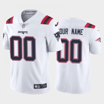 Men's New England Patriots New White ACTIVE PLAYER Vapor Untouchable Limited Stitched Jersey Men's New England Patriots New White ACTIVE PLAYER Vapor Untouchable Limited Stitched Jersey