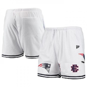 Men's New England Patriots Pro White/Navy Shorts Men's New England Patriots Pro White/Navy Shorts