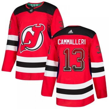 Men's New Jersey Devils #13 Nico Hischier Red Drift Fashion Stitched NHL Jersey Men's New Jersey Devils #13 Nico Hischier Red Drift Fashion Stitched NHL Jersey