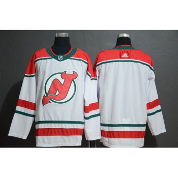 Men's New Jersey Devils White Stitched NHL Jersey Men's New Jersey Devils White Stitched NHL Jersey