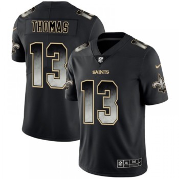 Men's New Orleans Saints #13 Michael Thomas Black 2019 Smoke Fashion Limited Stitched NFL Jersey Men's New Orleans Saints #13 Michael Thomas Black 2019 Smoke Fashion Limited Stitched NFL Jersey
