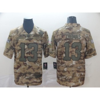 Men's New Orleans Saints #13 Michael Thomas Camo Salute To Service Limited Stitched NFL Jersey Men's New Orleans Saints #13 Michael Thomas Camo Salute To Service Limited Stitched NFL Jersey