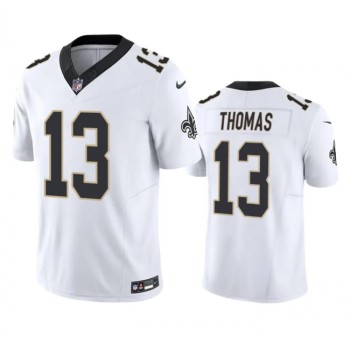 Men's New Orleans Saints #13 Michael Thomas White 2023 F.U.S.E. Vapor Untouchable Limited Stitched Jersey Men's New Orleans Saints #13 Michael Thomas White 2023 F.U.S.E. Vapor Untouchable Limited Stitched Jersey