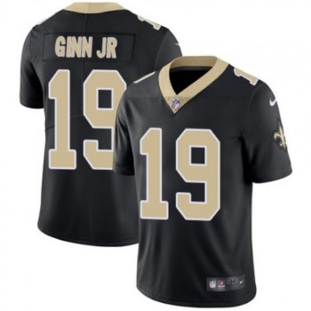 Men's New Orleans Saints #19 Ted Ginn Black Vapor Untouchable Limited Stitched NFL Jersey Men's New Orleans Saints #19 Ted Ginn Black Vapor Untouchable Limited Stitched NFL Jersey