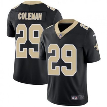 Men's New Orleans Saints #29 Kurt Coleman Black Vapor Untouchable Limited Stitched NFL Jersey Men's New Orleans Saints #29 Kurt Coleman Black Vapor Untouchable Limited Stitched NFL Jersey