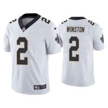 Men's New Orleans Saints #2 Jameis Winston White Vapor Untouchable Limited Stitched Jersey Men's New Orleans Saints #2 Jameis Winston White Vapor Untouchable Limited Stitched Jersey