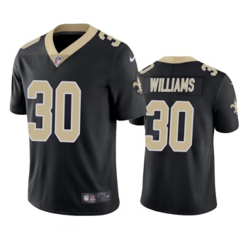 Men's New Orleans Saints #30 Jamaal Williams Black Vapor Untouchable Stitched Football Jersey Men's New Orleans Saints #30 Jamaal Williams Black Vapor Untouchable Stitched Football Jersey