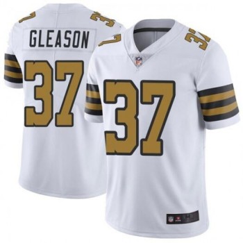 Men's New Orleans Saints #37 Steve Gleason White Color Rush Limited Stitched Jersey Men's New Orleans Saints #37 Steve Gleason White Color Rush Limited Stitched Jersey