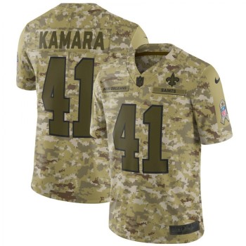 Men's New Orleans Saints #41 Alvin Kamara 2018 Camo Salute to Service Limited Stitched NFL Jersey Men's New Orleans Saints #41 Alvin Kamara 2018 Camo Salute to Service Limited Stitched NFL Jersey