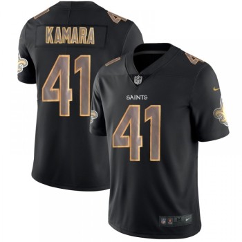 Men's New Orleans Saints #41 Alvin Kamara Black 2018 Impact Limited Stitched NFL Jersey Men's New Orleans Saints #41 Alvin Kamara Black 2018 Impact Limited Stitched NFL Jersey
