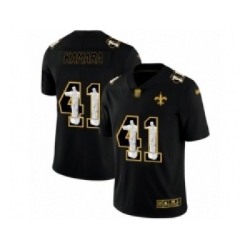 Men's New Orleans Saints #41 Alvin Kamara Black Jesus Faith Edition Limited Stitched Jersey Men's New Orleans Saints #41 Alvin Kamara Black Jesus Faith Edition Limited Stitched Jersey
