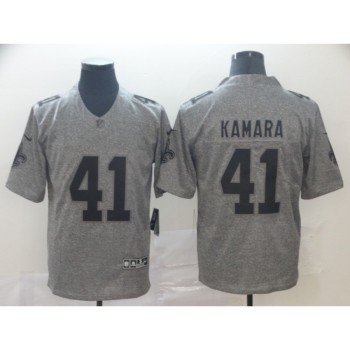 Men's New Orleans Saints #41 Alvin Kamara Grey 2019 Stitched NFL Jersey Men's New Orleans Saints #41 Alvin Kamara Grey 2019 Stitched NFL Jersey