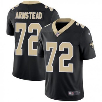 Men's New Orleans Saints #72 Terron Armstead Black Vapor Untouchable Limited Stitched NFL Jersey Men's New Orleans Saints #72 Terron Armstead Black Vapor Untouchable Limited Stitched NFL Jersey