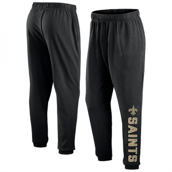 Men's New Orleans Saints Black From Tracking Sweatpants Men's New Orleans Saints Black From Tracking Sweatpants