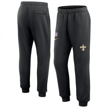 Men's New Orleans Saints Black From Tracking Sweatpants Men's New Orleans Saints Black From Tracking Sweatpants