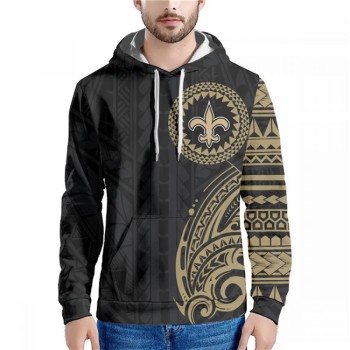 Men's New Orleans Saints Black/Gold Hoodie Men's New Orleans Saints Black/Gold Hoodie