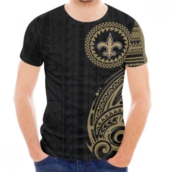 Men's New Orleans Saints Black/Gold T-Shirt Men's New Orleans Saints Black/Gold T-Shirt