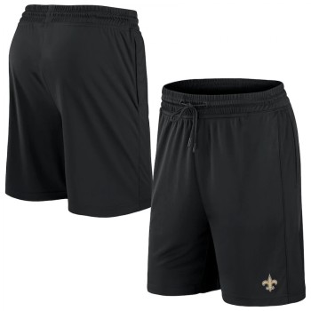 Men's New Orleans Saints Black Performance Shorts Men's New Orleans Saints Black Performance Shorts